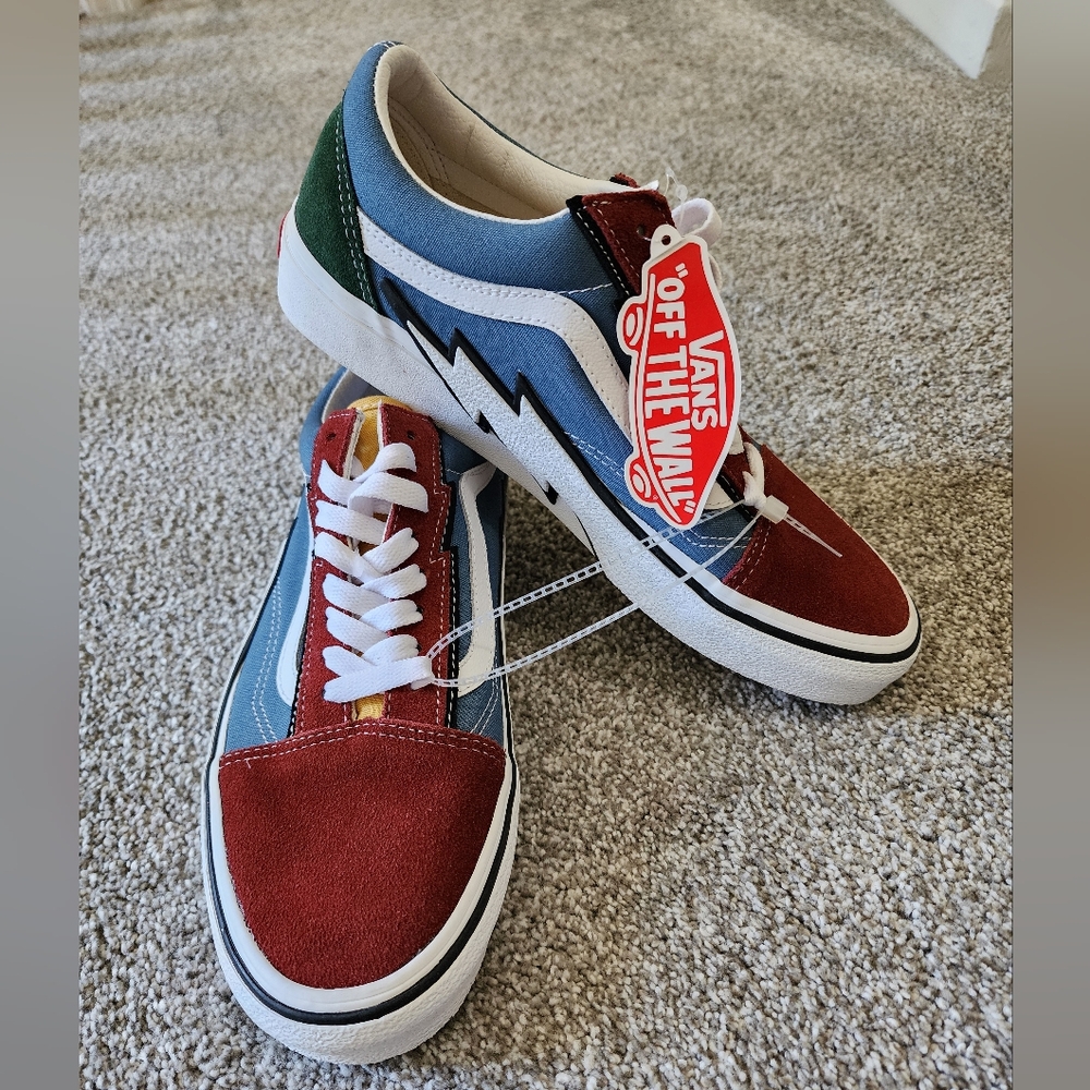 Vans Old Skool Bolt Skater Shoes - Men's Size 8.5 (US)